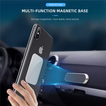 USLION Magnetinis Laikiklis, skirtas Mobilusis Telefonas, Mini Automobilinis Telefono Laikiklis iPhone Sieninis Metalinis Telefono Stovas GPS Magnetas Telefono Automobilių Mount