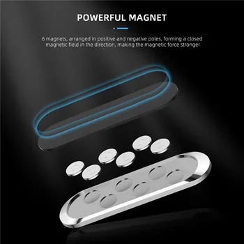 USLION Magnetinis Laikiklis, skirtas Mobilusis Telefonas, Mini Automobilinis Telefono Laikiklis iPhone Sieninis Metalinis Telefono Stovas GPS Magnetas Telefono Automobilių Mount