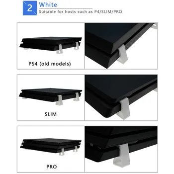 Už Ps4 Stovėti 4Pcs/nustatyti Horizontalią Konsolės Stovas Mount Turėtojas Pratęsimo Atramos Extender PS4 / PS4 Pro/ PS4 Slim