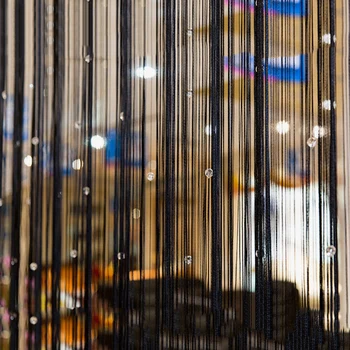 Užuolaidų Flash Linija Blizga Kutas String Durų Užuolaidos Langą Kambario Dozatoriumi Kutas uždanga Namų dekoro Namų Tekstilė
