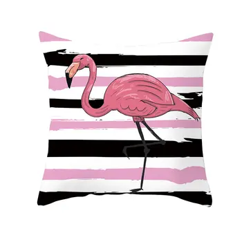 Užvalkalas Pagalvėlė Padengti 45*45 Flamingo Elektrinės Spausdinimo Sofa-Lova, Dekoratyvinės Pagalvėlės Pagalvių Užvalkalai Poliesteris Namų Dekoro Pagalvių Užvalkalus