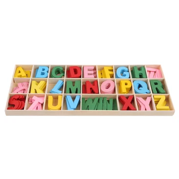 Vaikai 3D Medinės Dėlionės, Žaislai Abėcėlės, Skaičių Dėlionė Baby Spalvingą Laišką, Skaitmeninis Geometrinis Montessori Švietimo Žaislas