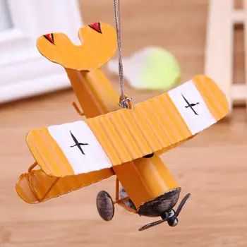 Vaikai Aeromodelo Lėktuvo Modelį, Žaislai Vaikams, Mini Derliaus Metalo Plokštumos Modelio Orlaivių Sklandytuvas Biplanas Vaikui, Dovanos, Namų Biuro Deco