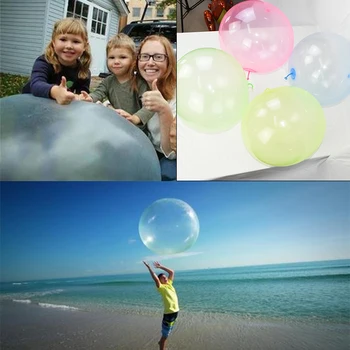 Vaikai Burbulas Balionas Žmogaus Bubble Ball Patalpų Lauko Wubble Burbulas Kamuolys Pripučiamas Vandens Kamuolys Juokingi Gimtadienio Dovana Partijos Naudai