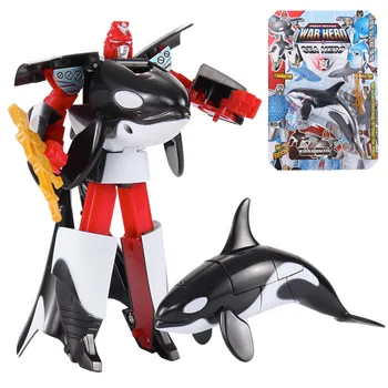 Vaikų Žaislų Transformatorių Robotas Elektroninių Smart Pet Protingas Ryklys Vandenyno Anime Statulėlės Dovana vaikams Dropshipping