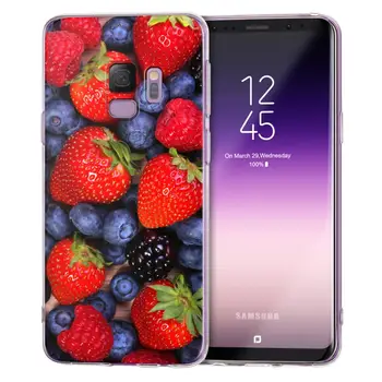 Vaisių Atveju, Samsung Galaxy S10 S8 S9 Plus S10e S7 Krašto A6 A8 Plius 2018 A3 A5 A7 2017 A10 A30 A50 TPU Silikono Telefoną Atveju