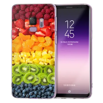 Vaisių Atveju, Samsung Galaxy S10 S8 S9 Plus S10e S7 Krašto A6 A8 Plius 2018 A3 A5 A7 2017 A10 A30 A50 TPU Silikono Telefoną Atveju