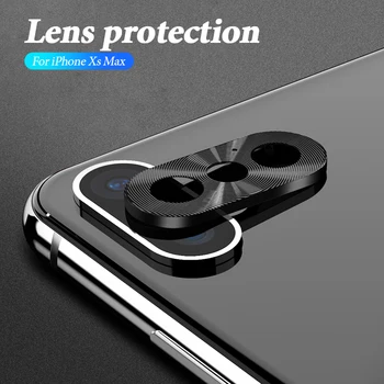 Vaizdo kameros Objektyvo Apsaugos Atveju iPhone XS XR XS MAX 7 8 Plius Objektyvas Screen Protector, Grūdintas Apima, 