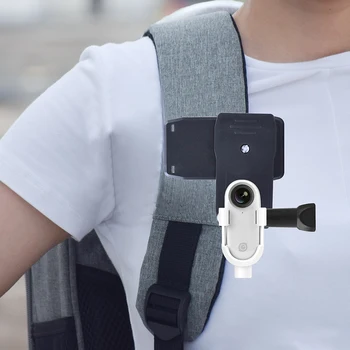 Vaizdo Kameros Priedai Insta 360 Eiti Veiksmų Sporto Fotoaparato Kuprinė Mount Adapteris Įrašą Trikojo Selfie Stick Polių Siurbimo Jungties