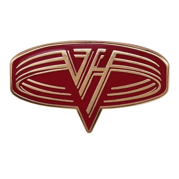 Van Halen ženklelis vintage 80's hard roko gerbėjų aksesuaras