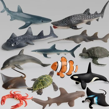 Vandenyno Jūros Gyvenimo Imitavimo Modelį Žaislas Veiksmų Skaičius, Vėžlių, Krabų Veiksmų Žaislai Duomenys Vaikai Vaikų Švietimo Surinkimo Žaislai Dovana