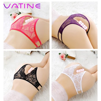 VATINE Sex apatinis trikotažas Trumpikės Nėrinių Kelnaitės Sekso Žaislai Moterims, Atvira Tarpkojo Egzotiškų Drabužių Suaugusiems