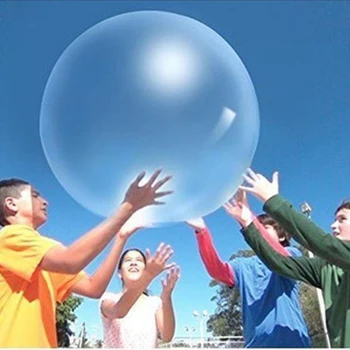 Vidurio Pripučiami Vandens Balionas Kamuolys 50 cm 40cm 70cm TPR Bubble Ball Be Oro Siurblys Lauko Vandens Parkas Tėvų-vaikų Žaislai