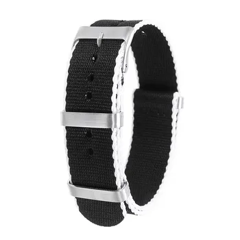 Vienos lyties Pakeitimo Watchband 20mm Mados Karinės Nailono Laikrodžiai Dirželis Sport Band Laikrodis Dirželiai Diržo Žiūrėti Priedai