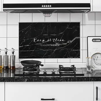 Virtuvės lipnios Aukštos Temperatūros Anti-oil Lipdukai Namų Aliuminio Folija, Virtuvės Spintoje, Dekoratyvinis Lipdukas Vandeniui