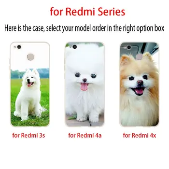 Viršelis minkštas Silikoninis TPU Case For Xiaomi Redmi 8 8A 7, 7A 6 6A 5plus Pastaba 9 8 7 6 5 Pro, Y2 Y3 9a Pomeranijos šunys šuo mielas