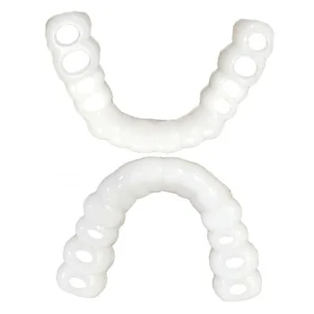 Viršutinės & apatinių Dantų Laminatės Anti-tiesa, Petnešos Snap On Smile Dantų Balinimas dantų Protezų, Dantų Patogus Lukštu Padengti Dantys