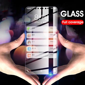 Visiškai Padengti Grūdinto Stiklo Filmas Xiaomi A3 Lite 8 Mi9 9T 9 CC9 Pro CC9E Redmi Pastaba 8 7 6 5 K20 Pro 7A 8A K30 Screen Protector