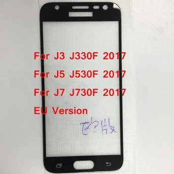Visiškai Padengti Grūdinto Stiklo Samsung Galaxy J5 J7 j3 skyrius 2017 J530 J730 J330 J6 J8 J4 A8 A6 2018 Screen Protector Apsauginės ES