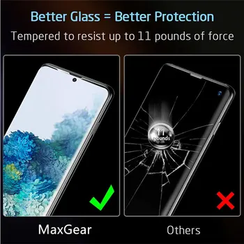 Visą Klijai, Lenkta Keramika Grūdintas Stiklas Samsung Galaxy S20 S21 Ultra S10 S9 S8 20 Pastaba 8 9 10 Plius Screen Protector Filmas