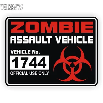Volkrays Mados Automobilių Lipdukas Zombie Assault Transporto priemonės Licenciją Priedai Padengti Įbrėžimų PVC Lipdukas už 