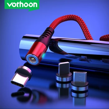 Vothoon 2.4 Magnetinis Įkrovimo Kabelis USB C Tipo 