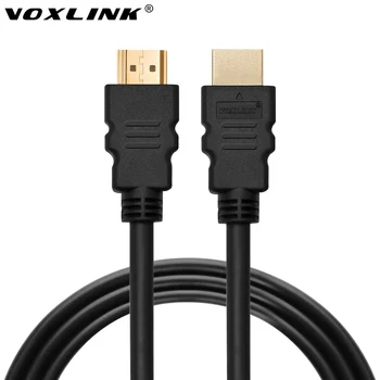 VOXLINK HDMI KABELIS OD5.5MM 2160P 2.0 HDMI Kabelis HDMI male vyrų kabelis kable V2.0 4K*2K 3D PS3, HDTV Ethernet 24K KABELINĖ TELEVIZIJA