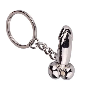 Vyrų lytinių organų Key Chain Mėgėjams Metalo Seksualus Varpos paketų prižiūrėtojų raktinę Atskirų Keychains Poroms Moteriai, Dovanos Vyrui, Automobilių Raktų Žiedas