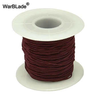 WarBLade 50m 0,8 mm Elastinga Laidą Duobute Ruožas Sriegis Macrame Cord String Virvę Granulių, 