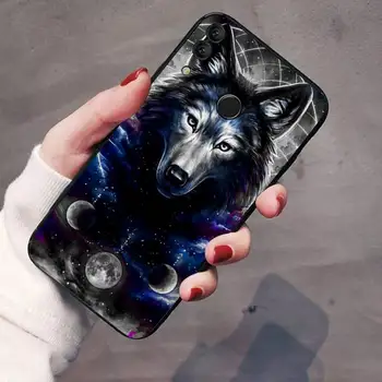 Wolf dažymo gyvūnų Telefoną Atveju Huawei Honor 7C, 7A 8X 8A 9 10 10i Lite 20 NOVA 3i 3e