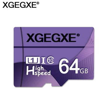 XGEGXE Atminties Kortelę 64GB Didelės Spartos T Flash Kortelė 32 GB 16GB 8GB Class 10 U1 UHS-I TF Kortelę Telefono PC