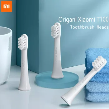Xiaomi Originalus T100 dantų šepetėlį Pakeisti Dantų Šepetėlių Galvutės Mijia T100 Elektros Žodžiu Giliai Valymo sonicare dantų šepetėlį Vadovai