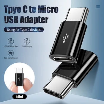 YBD Tipas-c Male Micro USB Moterų OTG Adapteris Micro USB 