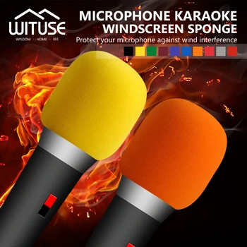 YCDC Pigūs Mikrofonas Putomis Padengti Nešiojamą Etape Mikrofonas Priekinio stiklo Sponge Putų Mic Padengti Karaoke, DJ Pardavimo