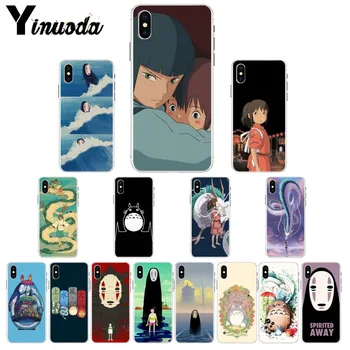 Yinuoda Animacinių filmų Studio Ghibli Atkakli Toli Totoro TPU Telefono Case Cover for iPhone 6S 6plus 7 7plus 8 8Plus X Xs MAX 5 5S XR