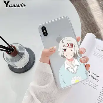Yinuoda anime JUUZOU SUZUYA Tokijo Ghouls Telefono dėklas Skirtas iphone 12pro max SE 2020 m. 11 pro XS MAX 8 7 6 6S Plus X 5 5S SE XR dangtis