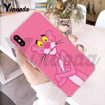 Yinuoda Kawaii Pink Panther Nauji Aukštos Kokybės Multi Telefono dėklas skirtas iPhone 8 7 6 6S Plus X 5 5S SE 5C XS XR11 11pro 11promax