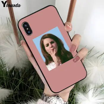 Yinuoda Seksuali dainininkė, modelis Lana Del Rey Telefono dėklas Skirtas iphone 12pro max 11 pro XS MAX 8 7 6 6S Plus X 5 5S SE 2020 XR atveju