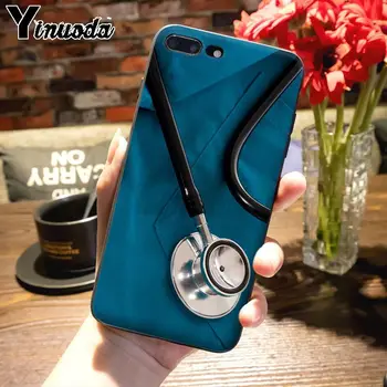 Yinuoda Slaugytoja Medicinos Medicina, Sveikata Širdies Dažytos Gražus Telefono dėklas skirtas iPhone 7plus 6S 7 8Plus X XS MAX XR 5S atveju