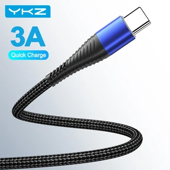 YKZ Micro USB Kabelį, Tipas C 3A Greito Įkrovimo Kabelis, Skirtas 