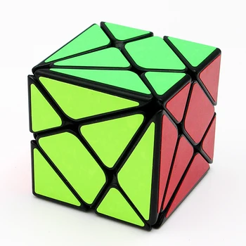 YongJun YJ Ašis Magic Cube Pakeisti Netaisyklingai Jinggang Greitis Kubas su Matinio stiklo Lipdukas YJ 3x3x3 karšto pardavimo