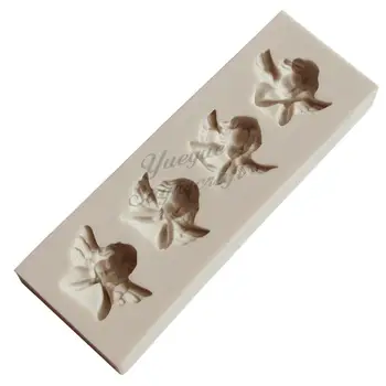 Yueyue Sugarcraft Angel baby silikono formos minkštas pelėsių tortas dekoravimo priemonės šokolado gumpaste pelėsių