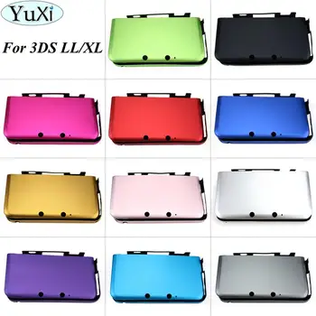 YuXi Aliuminio Hard Metal Box Raštas dengiamoji Plokštė Apsaugos Atveju Būsto Shell Nintend už 3DS LL/XL