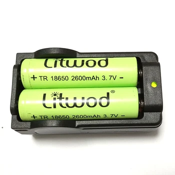 Z20 Didelė nuolaida, Naujas, Universalus Baterijų Įkroviklį Galima Krauti du akumuliatorių Kartu naudojami 18650 Baterija