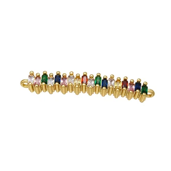 ZHUKOU Išskirtinį Rainbow Crystal Jungtis, skirta Moterims, Karoliai, Apyrankės, Rankų darbo Papuošalai, Aksesuarai, padaryti išvadas Modelis:VS429