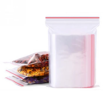 Zip-Lock Aišku, Maišeliai Maisto Produktų Laikymo Paketas Mažų Papuošalų Pakavimo Uždaroma Vakuuminiai Saugojimo Krepšys Šviežių Krepšys
