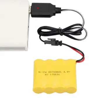 Įkrovimo Kabelis, Baterija, USB, Kroviklis, Ni-Cd, Ni-MH Baterijų Paketą SM-2P kištukinis Adapteris, 4.8 V 250mA Išėjimo Žaislai Automobilį
