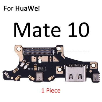 Įkrovimo Lizdas Jungtis Valdybos Dalių Flex Kabelis Su Mikrofonu Mic Už HuaWei Mate 20 10 9 Pro Lite P Smart Plus 2019