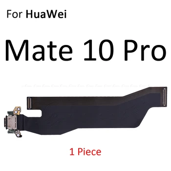 Įkrovimo Lizdas Jungtis Valdybos Dalių Flex Kabelis Su Mikrofonu Mic Už HuaWei Mate 20 10 9 Pro Lite P Smart Plus 2019