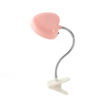 Širdies Formos stalinis apšvietimas mergina rožinė LED Nakties Šviesos Itin Šviesus Mini LED Staliniai šviestuvai Skaitymo šviesa Knygos šviesa mergina kambario dekoro